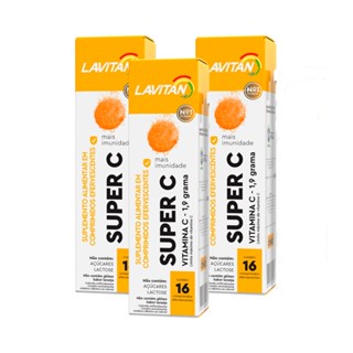 Suplemento Lavitan Super C Efervescente 16 Comprimidos 3CX