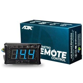 Voltímetro Remote Control 5V A 20 Dv 3 Saídas Display Azul Proteção Lo E Hi Voltagem Configurável 16v-5mA