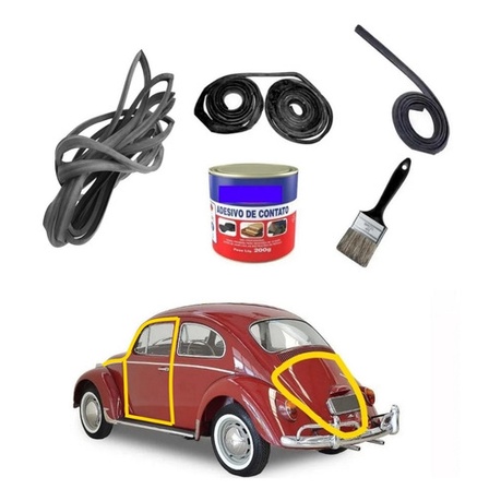 Kit Borracha Porta - Capo - Tampa Motor E Cola Fusca Todos em Oferta na Shopee