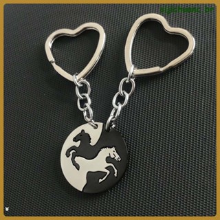 ❤ 1 Chaveiros De Emenda De Par Cavalo Casal Em Forma De Coração sijichuanc.br