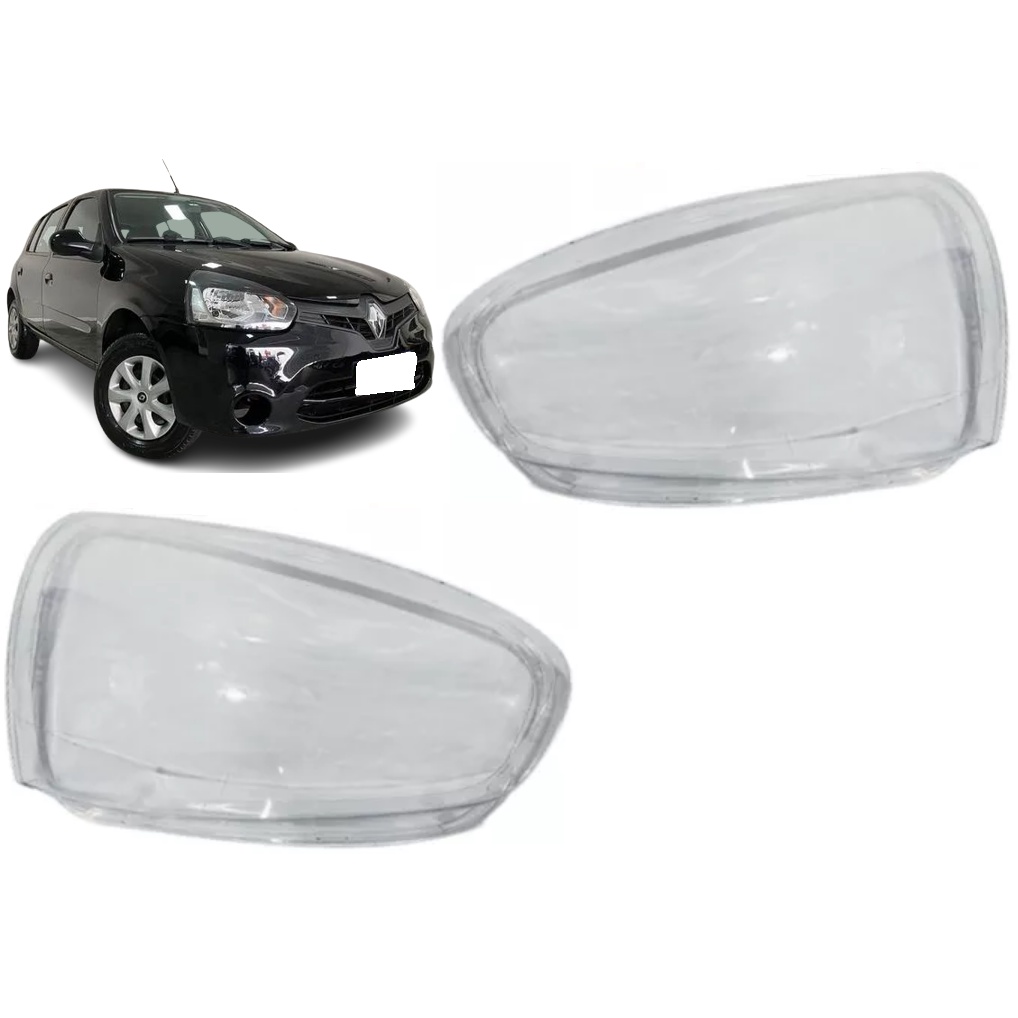 Lente Farol Principal Renault Clio 2013 2014 2015 2016 2017