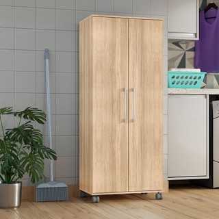Armario Lavanderia Marcela 2 Pts 1,40m Com Rodinhas em Oferta na Shopee
