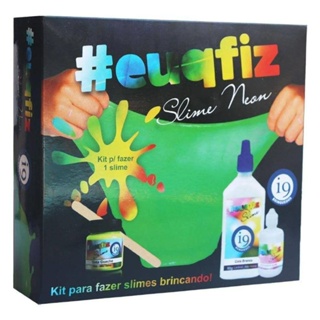 #EUQFIZ Slime Kit 1 Neon Slime - I9 Brinquedos em Oferta na Shopee