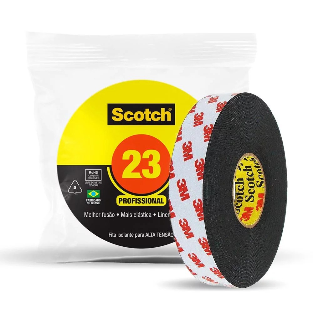 Fita Isolante Auto Fusao 5M Scotch 3M