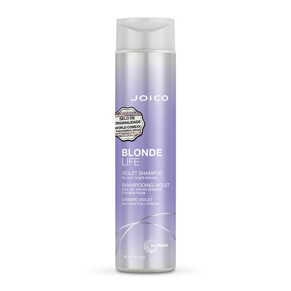 SHAMPOO DESAMARELADOR PARA CABELOS LOIROS - JOICO BLONDE LIFE 300 ml em Oferta na Shopee