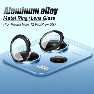 9D Câmera Curva De Vidro Protetor Redmi Note12 Pro + 5G Capa De Lente Matel Ring Para Xiaomi Note 12 Plus ProPlus 5G