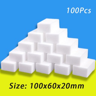 50/100 Pcs Esponja Mágica De Melamina Apagador De Doméstico Ferramentas De Limpeza Para Esponjas De Banho De Cozinha De Escritório