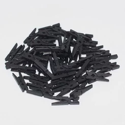 Mini Pregador Decorativo Preto - 50 unidades - Artlillie - Rizzo