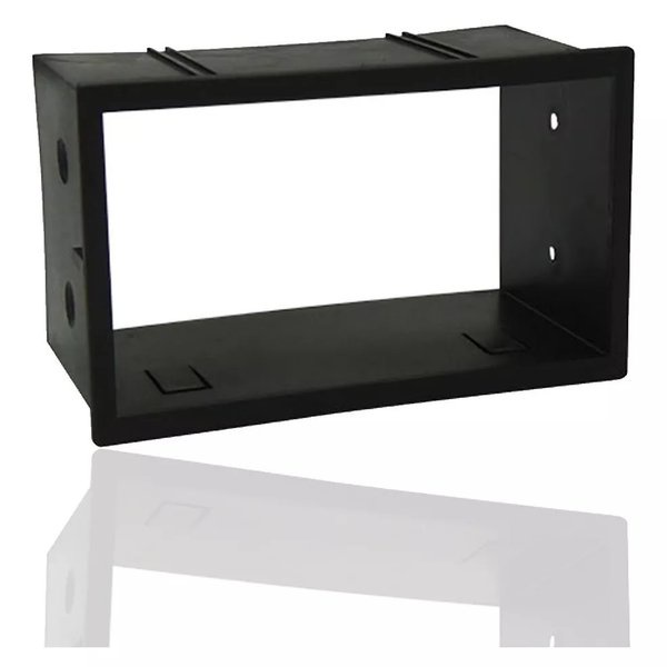 Detalhes do Moldura Painel Dvd 2 Din Golf, Polo, Bora, Ecosport, Fiesta, Fox, Preta