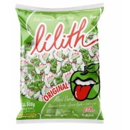 Bala sabor maça verde com 500g - Lilith
