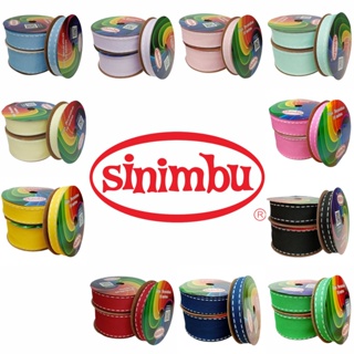 Fita Jeans SINIMBU com Pesponto Branco REF 1862 - 10 metros - N°2 | N°5 | N°9 em Oferta na Shopee