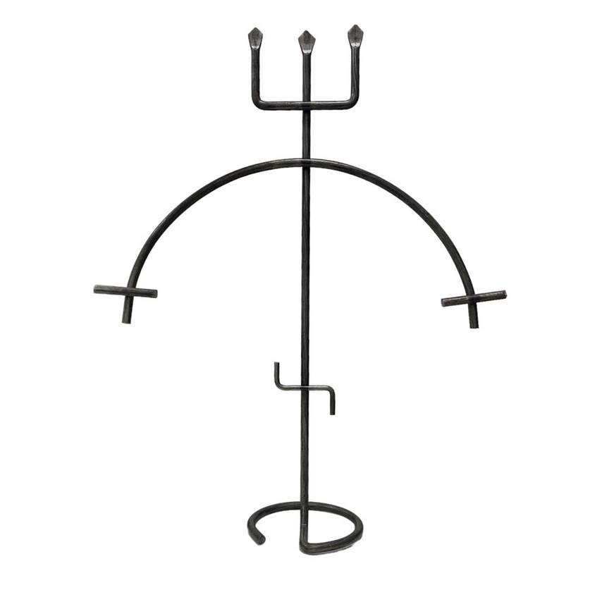 Ferramenta Exu Tata Caveira Assentamento 35cm Ferro Umbanda Candomble