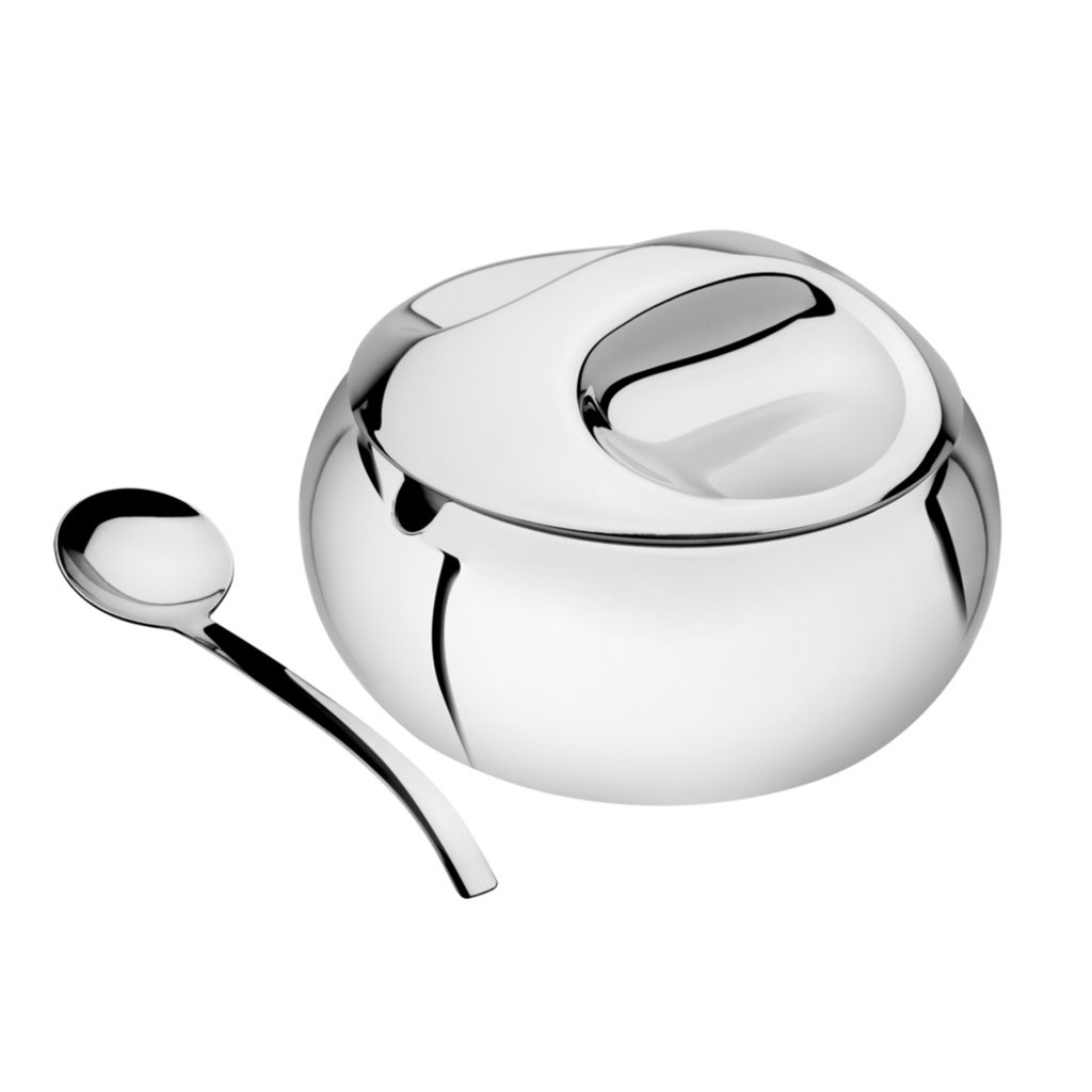Açucareiro Tramontina em Aço Inox com Colher  - 64400500 em Oferta na Shopee