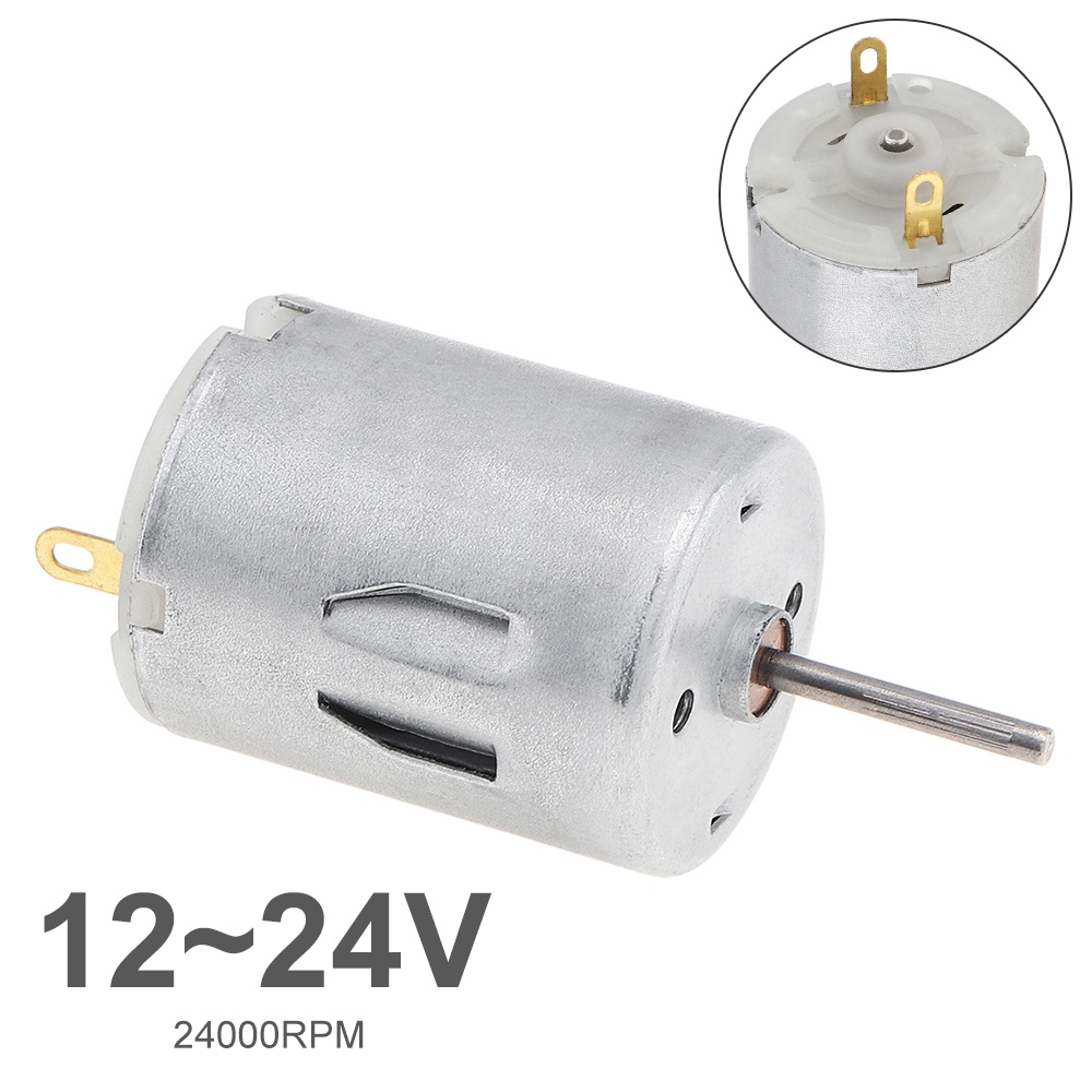 R280 Motor Cc 12-24V 24000RPM Micro De Alta Velocidade Para Brinquedos De Bricolagem Mini Ventiladores Juicer Instrumento De Bomba D'água