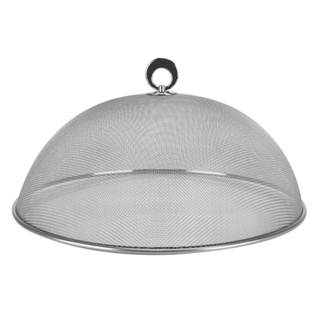 Protetor de Alimentos Malha de Aço Redondo 35cm Unyhome em Oferta na Shopee
