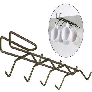 Suporte Organizador Xícaras Canecas Suspenso 8 Ganchos Bel em Oferta na Shopee