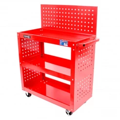 Carrinho Fechado para Ferramentas 700 X 350 X 750mm 3 Prateleiras Painel sem Gavetas FORTG