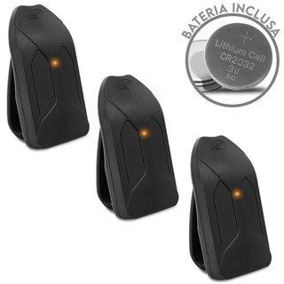 Kit 3 Controles Remoto Tok Portão Eletrônico Cerca Alarme PPA 433mhz