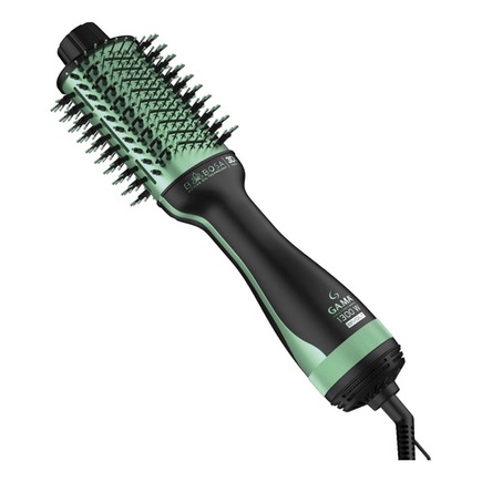 Escova Secadora GA.MA Italy Babosa Brush 3D 1200/1300W Preta/Verde - Bivolt 5289