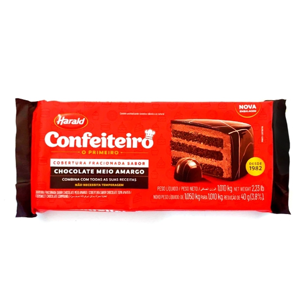 Barra de Chocolate de Confeiteiro - Comprar com Melhor Preço em Lanches
