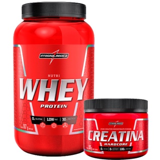 KIT Whey Protein Nutri 907g Pote + Creatina 150g Pura - Integralmedica em Oferta na Shopee
