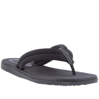 Chinelo Beira Rio Acolchoado Tecido Preto