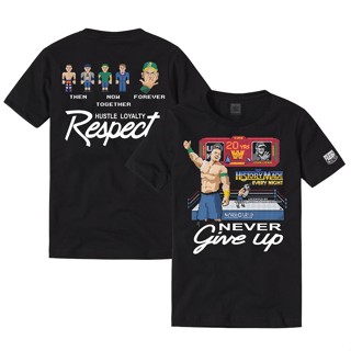 2023 Os 20 Anos Do Black John Cena Nunca Desistam De Camisetas Fanáticas De Marca
