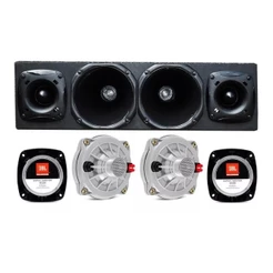 Corneteira Com 2 Drivers D250-x + 2 Tweeters St200 400wrms