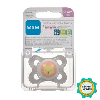 Chupeta Coleção Trends 0 a 6 Meses Neutra - MAM Baby