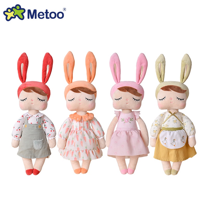NOVO ! 2023 Original Metoo Woolen Toy Doll Angela Estilo Pastoral Presente De Aniversário Infantil 45CM
