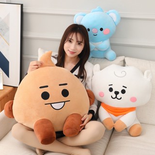 BTS Mesmo Estilo Bt21 Desenho Animado Kawaii Chimmy Cooky Koay Mang Boneca De Pelúcia Sentada Almofada Para Crianças Adultas Brinquedo De Aniversário