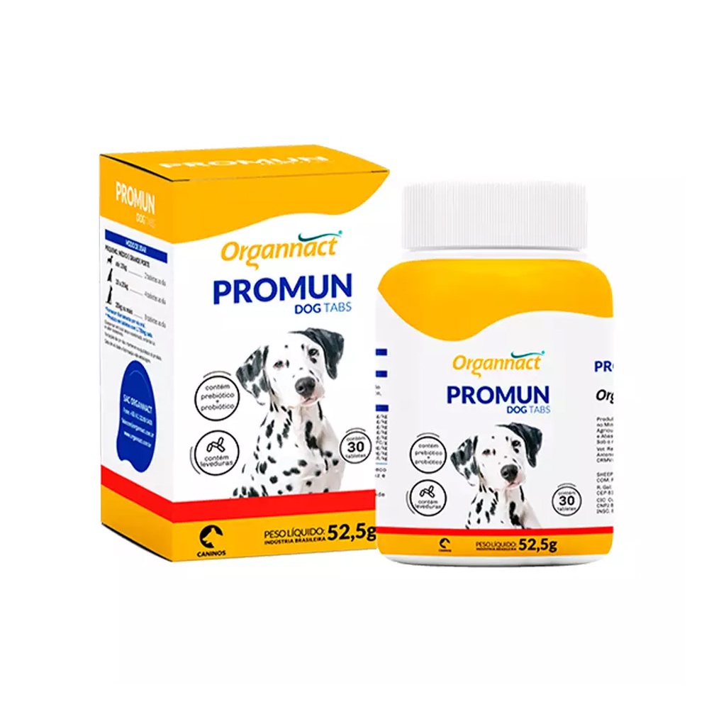 Promun Dog Tabs 52,5 G - 30 Tabletes em Oferta na Shopee
