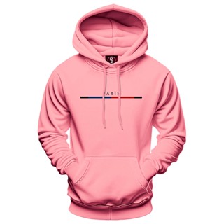 Moletom Com Capuz Estilo Canguru Estampado Paris Basico Apparel