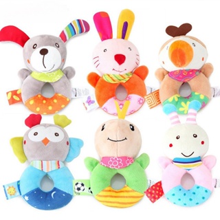 Brinquedos para bebés/sinos de mão infantis/animais de pelúcia em Oferta na Shopee
