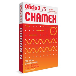 Papel sulfite ofício 2 216x330 com 500 fls Chamex