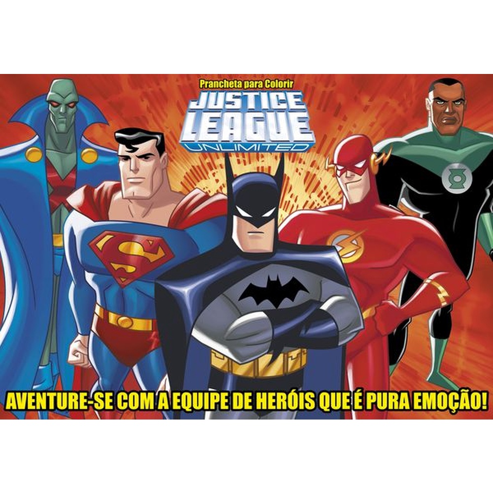 Liga da Justiça Prancheta para Colorir em Oferta na Shopee