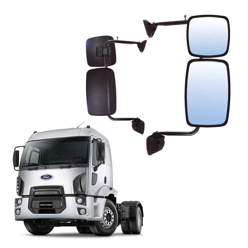 Retrovisor Completo Ford Cargo 2012 2013 2014 2015 2016 Ld