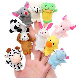 Brinquedos Educativos de Pelúcia, Bonecos de Dedo de Animais, Brinquedos Educativos de Pelúcia