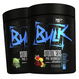 Kit 2x Pré Treino Stoutness Pre Workout Bulk Nutrition em Oferta na Shopee