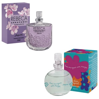 Kit Jequiti - Perfumes Femininos Originais: Bem-Me-Quer Com Magia + Rebeca Abravanel Romance - Colônia 25ml