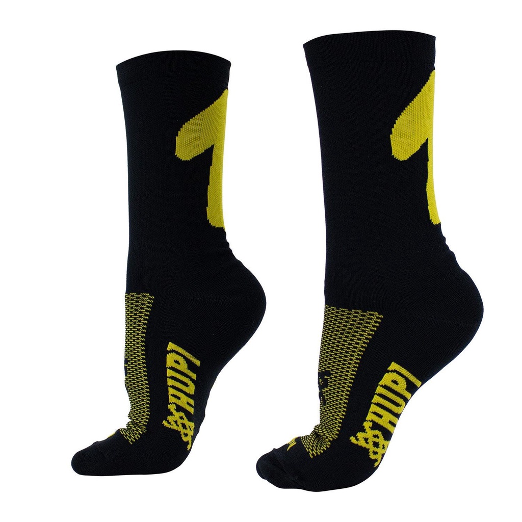 Meia HUPI Caminho da Fé Preta em Oferta na Shopee