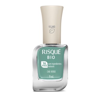Esmalte Cremoso Bio Vegano Chá Verde Manicure 9ml Risque
