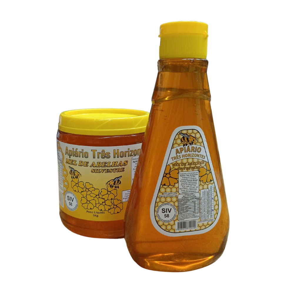 Mel de Abelha Florada Silvestre Puro 100% Natural em Oferta na Shopee