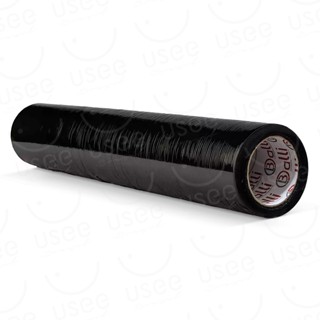 Rolo Film Stretch Preto 500x25 Pallet Embalagem 1,5 kg