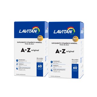 Multivitamínico Lavitan AZ Com 60 Comprimidos 2 Caixas