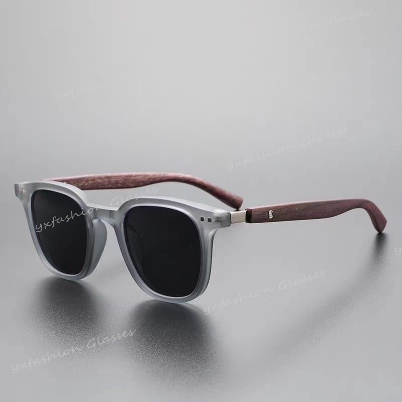 Imitação Clássica Óculos De Sol Quadrados De Madeira Para Moda Masculina E Feminina Retro Em Tipo Arroz Com Pregos De Proteção UV Exterior
