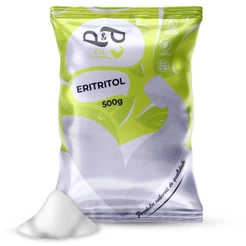 Eritritol Cristal 500g Adoçante 100% Puro Natural - P&P
