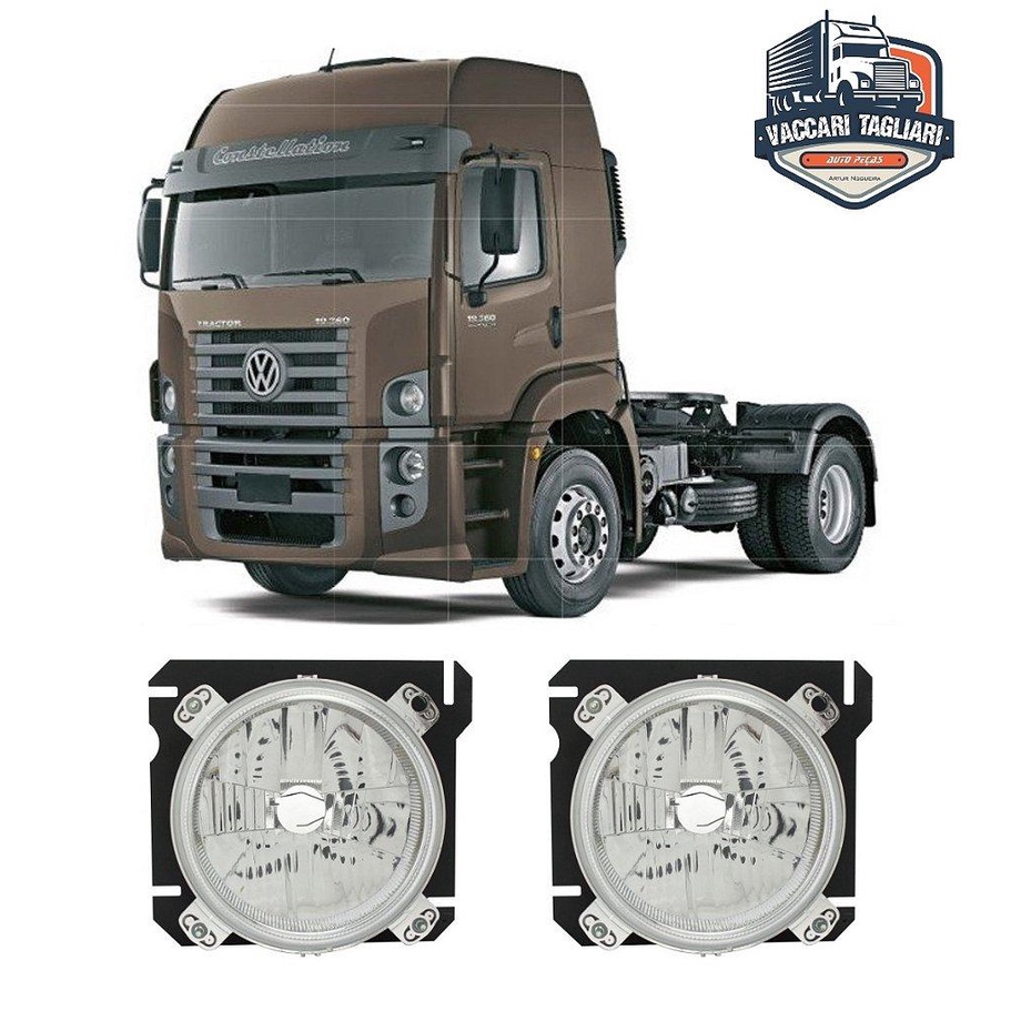 Par Farol Caminhão Vw Volks Constellation 15180 13180 24250 26260