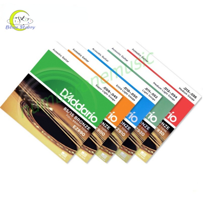 Imagem Cordas Para Violão Acústico D 'Addario EZ-890 EZ-900 EZ-910 EZ-920