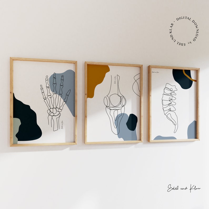Quadro Decorativo Anatomia Humana, decoração casa Quadro Decorativo Medicina Minimalista tamanho grande Decoração para sala casa cozinha quarto Quadro decorativo Corpo Humano abstrata Moderno Decoração Corpo Humano Retro arte #11